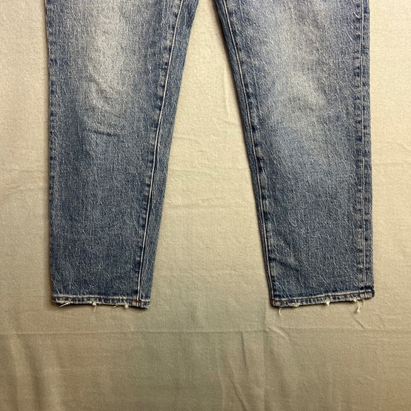 Madewell Classic Straight Jean Size 26 Light Wash Ankle Crop - Picture 3 of 9